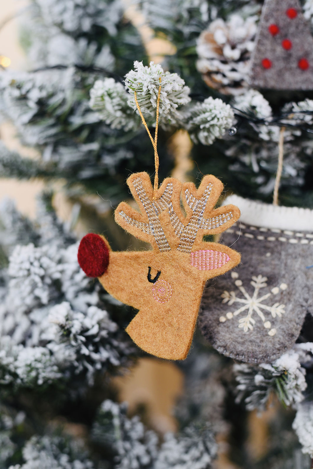 Embroidery Christmas ornament set (3 in 1)