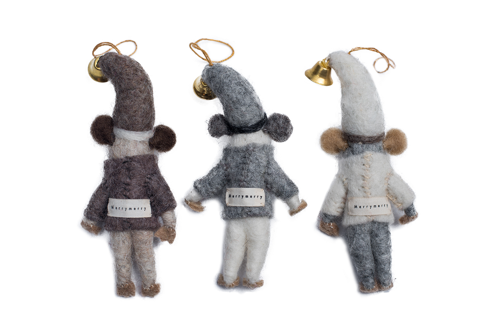 Snow mouse brother ornament