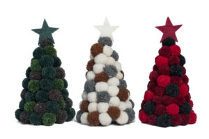Felt pompom tree