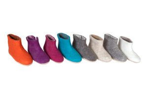 Felt room shoes (high cut)