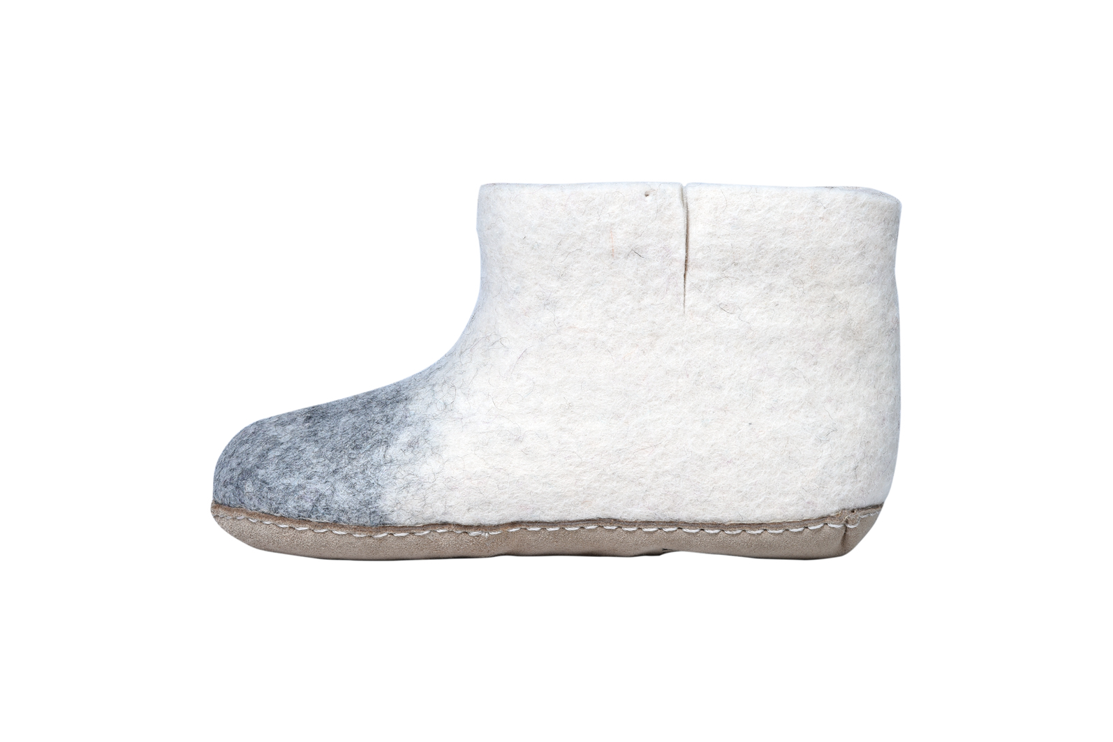 Home stitch felt room shoes (high cut)