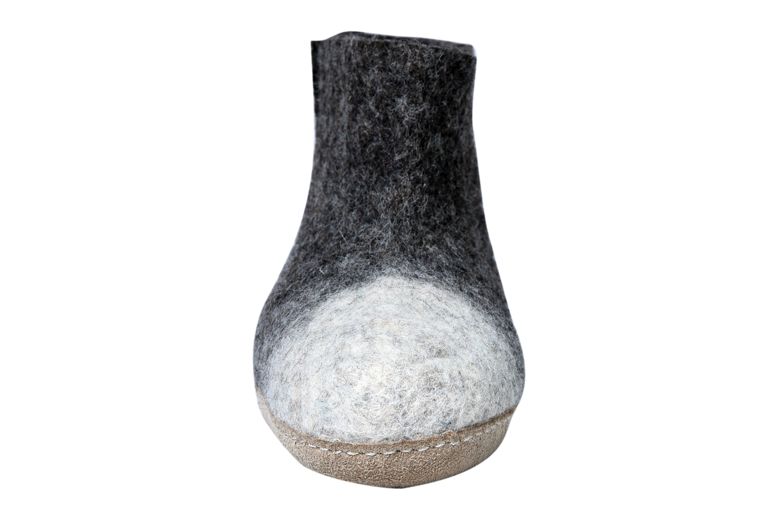 Home stitch felt room shoes (high cut)