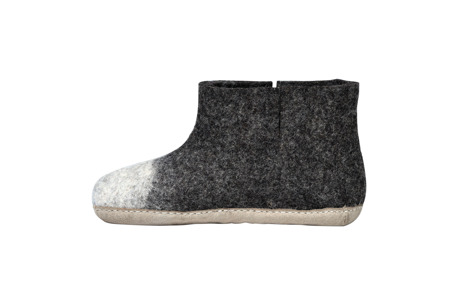 Home stitch felt room shoes (high cut)