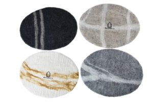 Felt stone place mat
