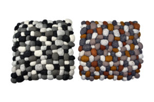 Felt stone cushion cover