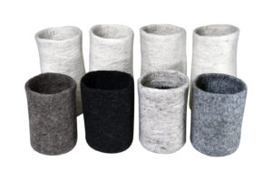 Felt flower pot set (2 in 1)